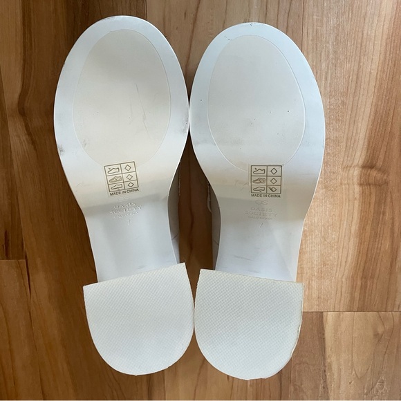 OASIS SOCIETY Chunky Beige Platform Loafer 7 - Picture 8 of 12